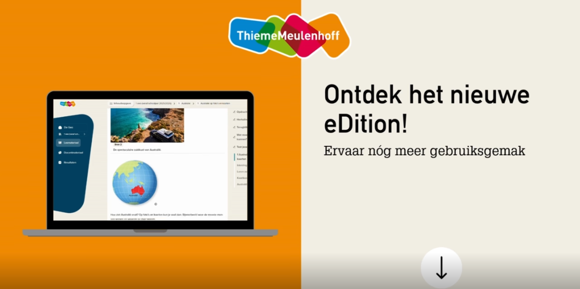 Voorbeeldscherm van de editie-omgeving